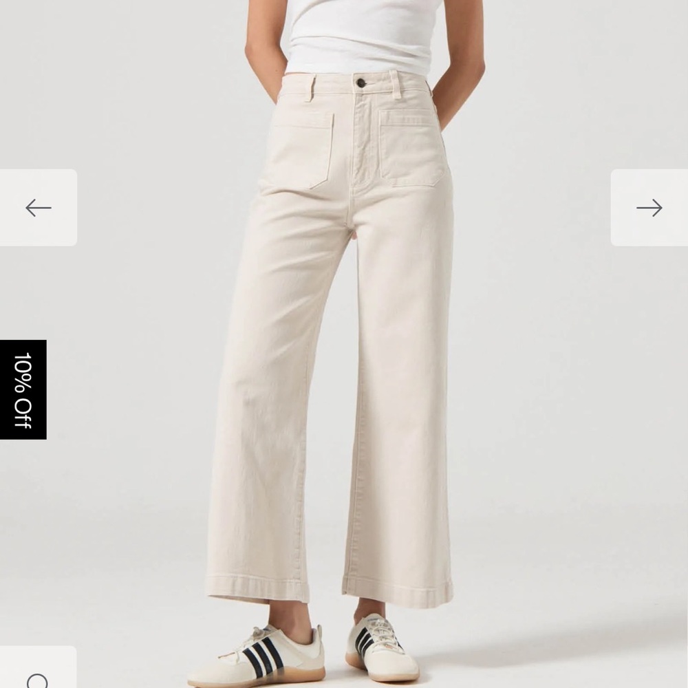 Rolla's Sailor Jeans in Off White